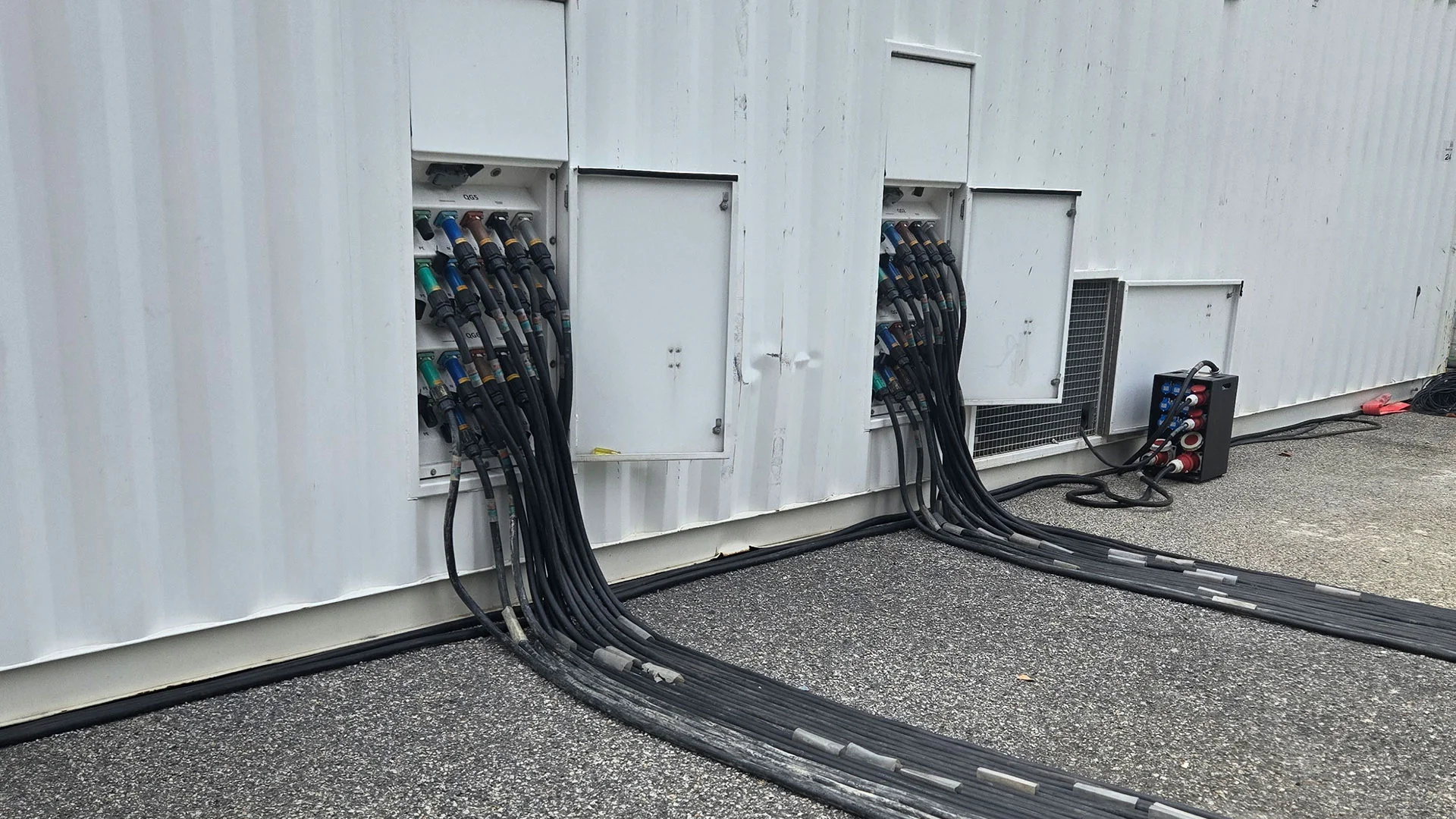 부산 해운대 신세계 3000kW 임시수변전 사진 5