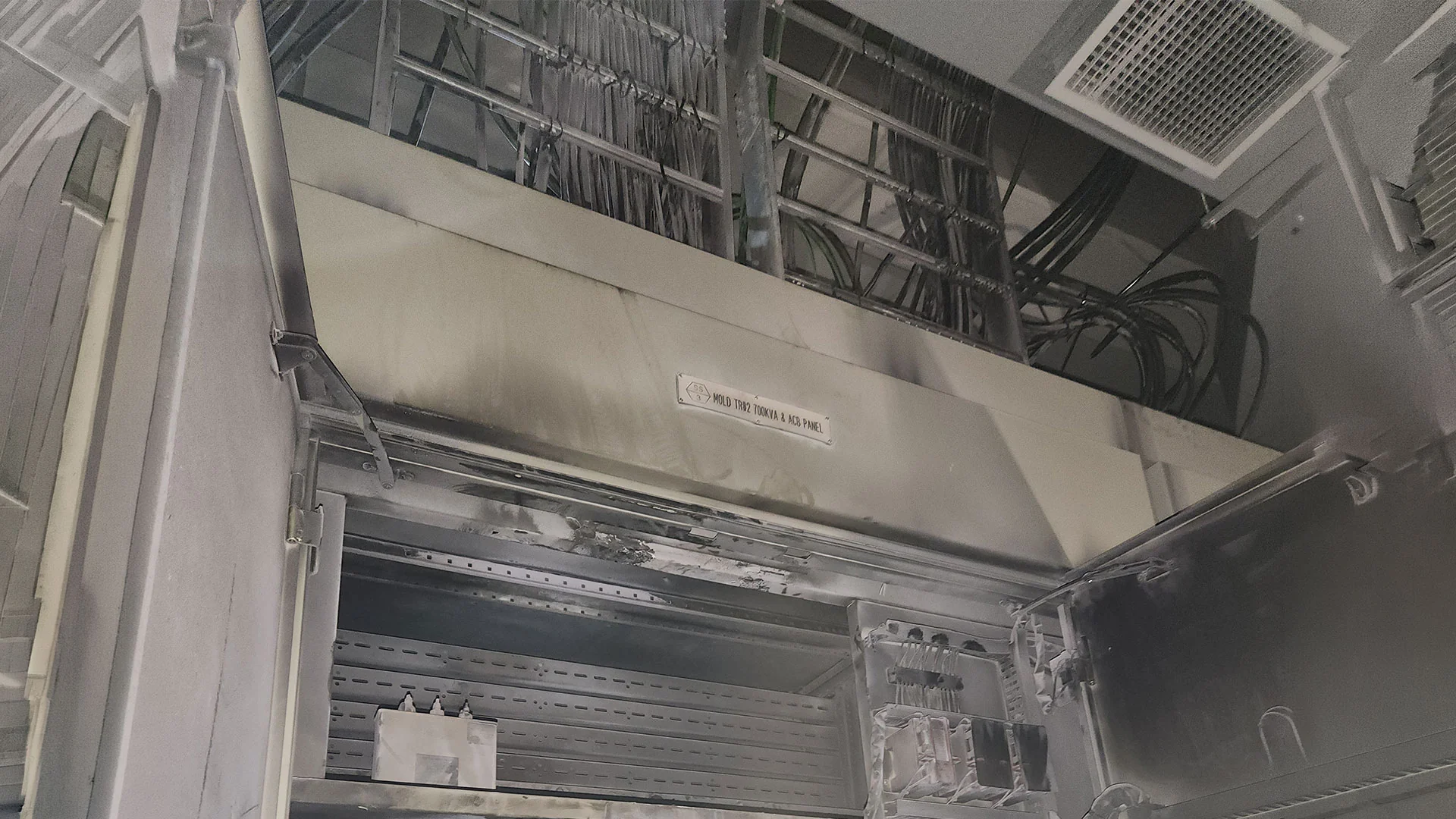안양 주상복합 변압기 화재 복구공사 사진 3